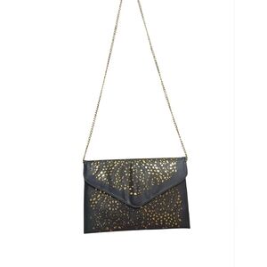 Elegant Black and Gold Women's Bag